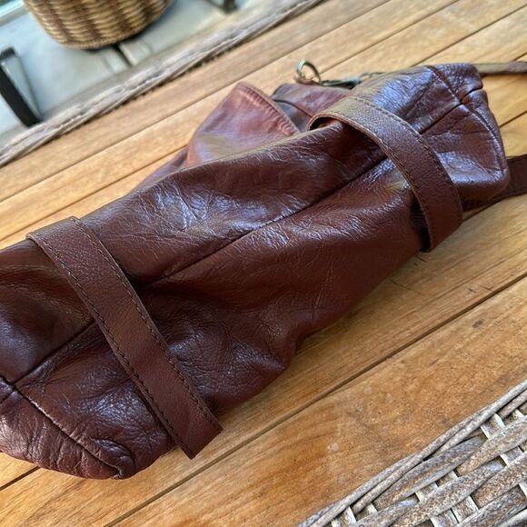 Borse In Pelle Leather Crossbody Bag - Picture 5 of 10